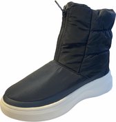 Snowboots - Sneeuwlaars -  Dames - maat 39 - Donkerblauw - Half hoog