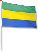 Vlag Gabon 100x150 cm.