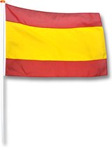 Vlag Spanje 50x75 cm.