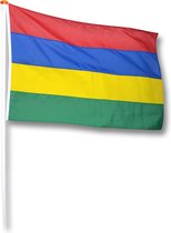 Vlag Mauritius 100x150 cm.