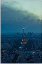 Poster – Eiffeltoren midden in Parijs - 40x60cm Foto op Posterpapier