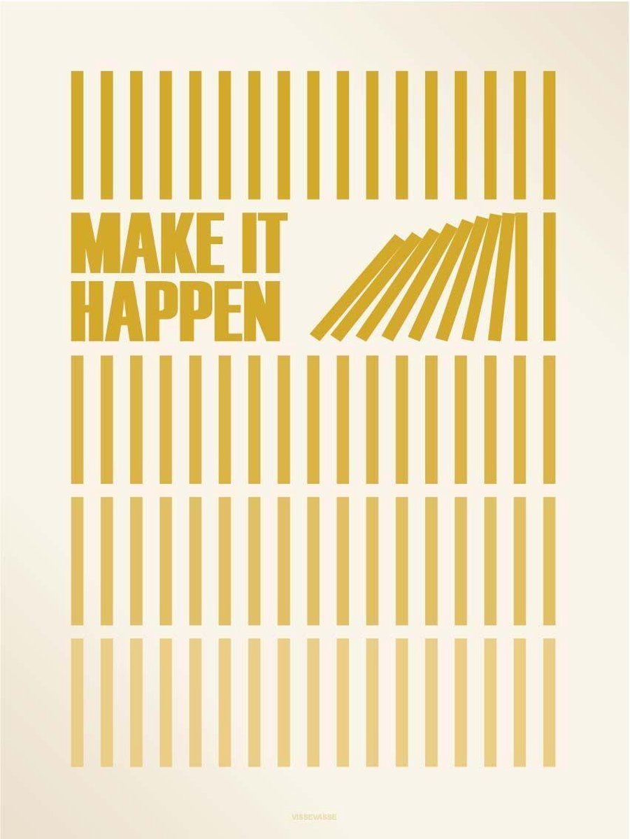 ViSSEVASSE Make It Happen Amber - Poster - S