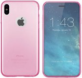 Hoesje CoolSkin3T voor Apple iPhone X/Xs Tr. Telefoonhoesje - Roze