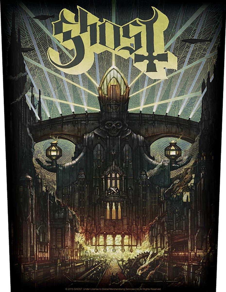 Ghost Meliora Motief Grote Rugpatch Multicolor