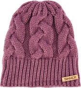 Sinner Cable Beanie - Paars
