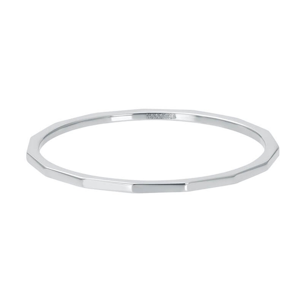 iXXXi Vulring Angular 1mm Zilver - Maat 17