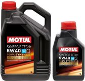 MOTUL Tech+ 5W40 SYNERGIE Olie - 5L + 1L
