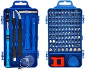 DEST - Schroevendraaierset - Blauw - 119-delig - Fijnmechanica - Uitgebreid