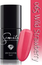 065 UV Hybrid Semilac Wild Strawberry 7 ml.