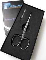 MEDLUXY PRO - Nagelriemschaar (huid- en vellenschaartje) - Gebogen - Micro Fijn Spits / Scherp punt - 10 cm - (Nagelriemknipper) Cuticle Cutter (verwijderen van nagelriemen)