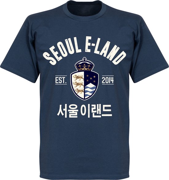 Seoul E-Land Established T-Shirt - Donkerblauw - XL