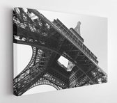 Eiffel tower, Paris. Black and white image  - Modern Art Canvas - Horizontal - 81735997 - 115*75 Horizontal