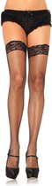 Hold Up Visnetkousen - Sexy Kousen - Kousen Dames - Lingerie kousen - Zwart