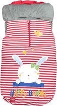 Gamberritos Voetenzak Junior 105 X 50 Cm Polykatoen Rood/wit