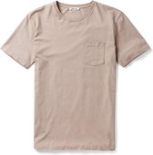 Unrecorded Pocket T-Shirt 155 GSM Sand - Unisex - T-Shirts -  Sand - Size XS - 100% Organic Cotton - Sustainable T-Shirts