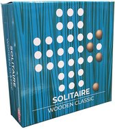 Wooden Classics - houten spellen - Solitaire - 16x16 cm