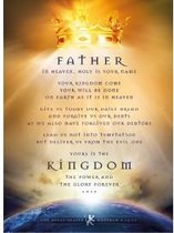 Wandbord A3 Father in heaven - Bijbel - Christelijk - Majestic Ally - 1 stuk