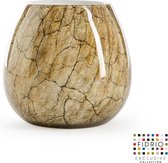 Design vaas Fiore - Fidrio DESERT - glas, mondgeblazen bloemenvaas - hoogte 15 cm
