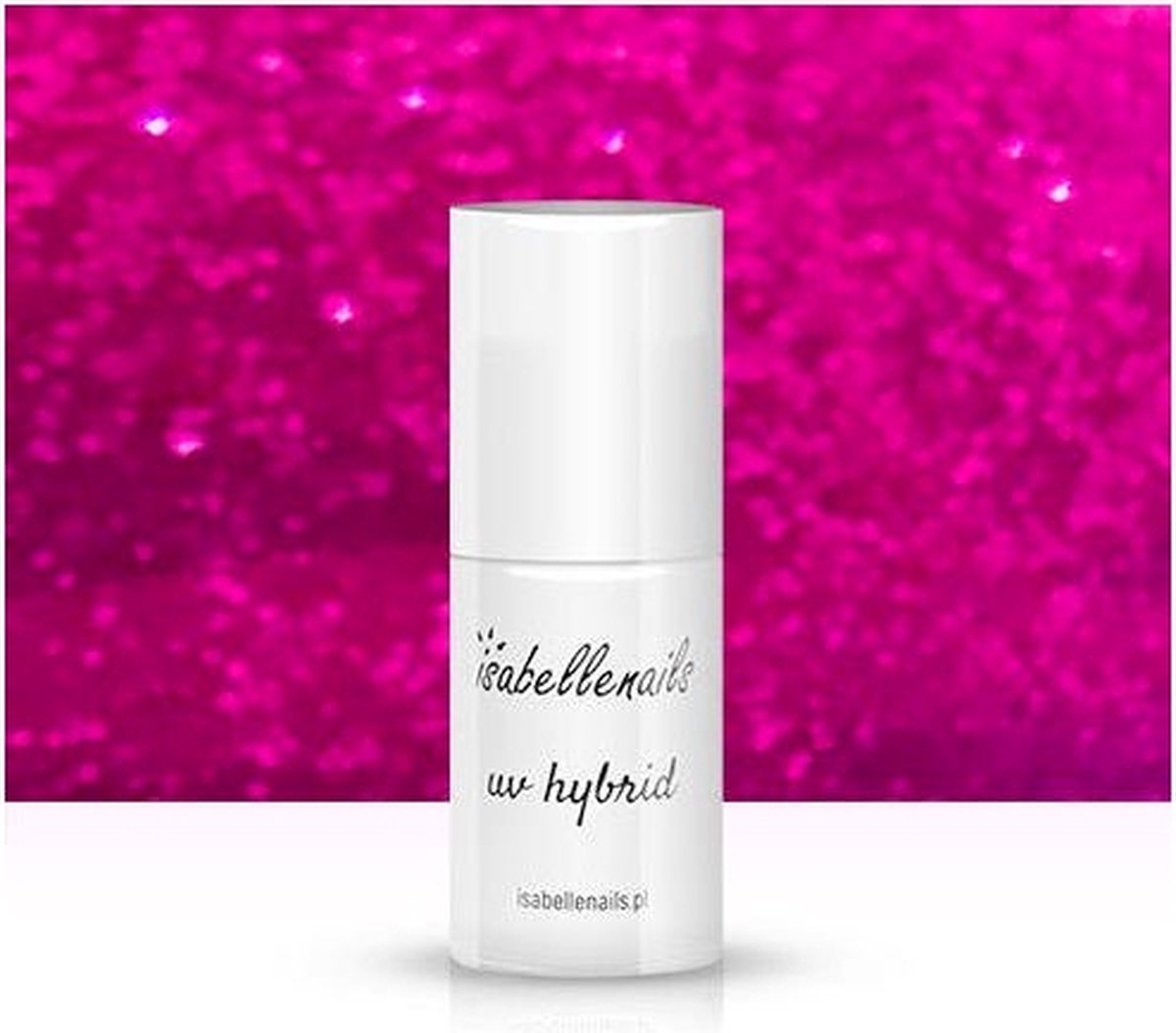 Isabelle Nails UV/LED Gellak 6ml. #62 Gillian - Glitter, Roze - Glitters - Gel nagellak - Gel nagellak