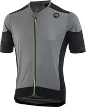 Rogelli Wielershirt KM Rise Grijs/Zwart/Fluor M