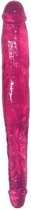 Bundle - Lollicock - Lollicock Dubbele Dildo 33 CM - Cherry met glijmiddel