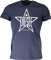 Diesel T-shirt Blauw M Heren