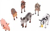 Animal World Boerderijdieren 6 Stuks