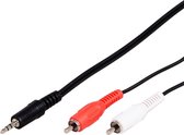 Basic Aansluitkabel 3.5 (m)-2tulp(m) 1,5m