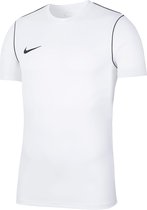 Nike Dri-FIT Mannen Sportshirt - White/Black/Black - Maat S