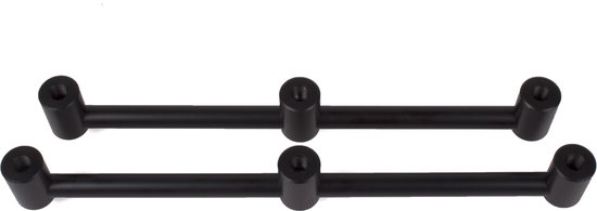 Faith Buzz Bar Set - 3-Rod - Zwart - Buzzerbar - Set van 2 - Hengelsteun voor 3 hengels - Karper - Rodpod — afbeelding 5