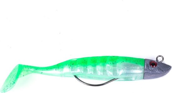 DLT Soft Invasion - Shad - Green - 26gr - 11cm - Wit van DLT — afbeelding 4