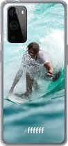 6F hoesje - geschikt voor OnePlus 9 Pro -  Transparant TPU Case - Boy Surfing #ffffff
