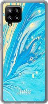 6F hoesje - geschikt voor Samsung Galaxy A42 -  Transparant TPU Case - Endless Azure #ffffff