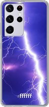 6F hoesje - geschikt voor Samsung Galaxy S21 Ultra -  Transparant TPU Case - Thunderbolt #ffffff