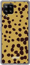 6F hoesje - geschikt voor Samsung Galaxy A42 -  Transparant TPU Case - Cheetah Print #ffffff