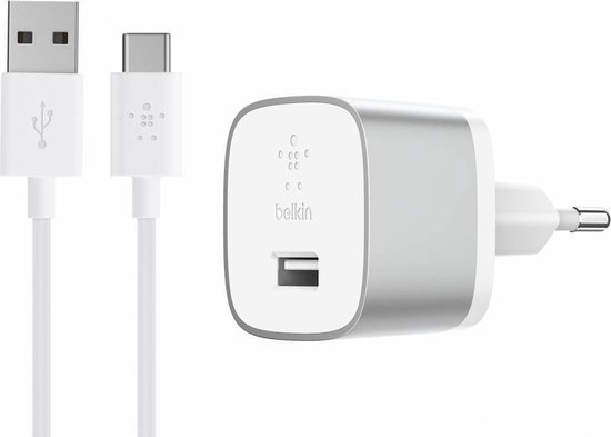 Belkin Quick Charge 3.0 oplader + 1,2m USB-C naar USB-A kabel - snellader |  bol