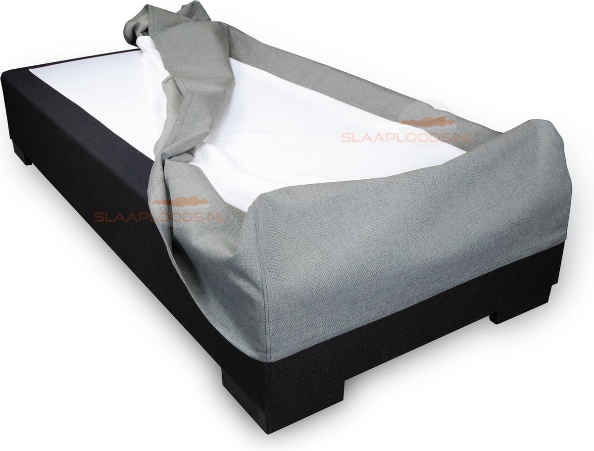 Slaaploods.nl Boxspring Hoes - 200 x 200 cm - Hoogte 30 cm - Grijs