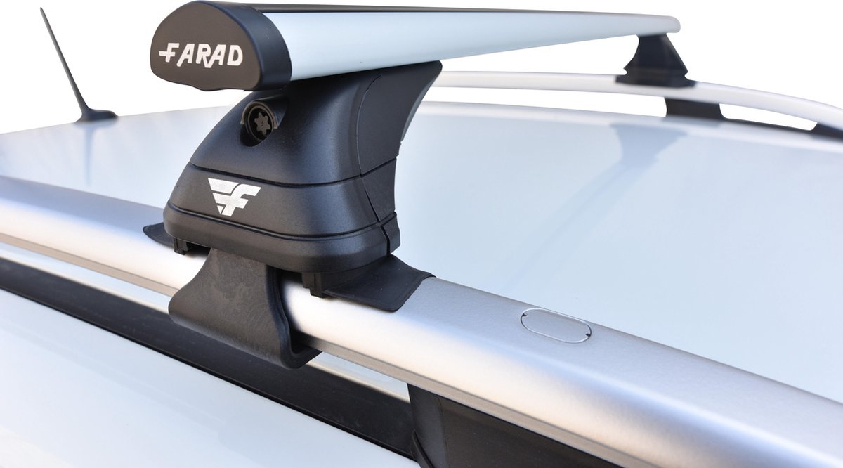 Farad Dakdragers - Ford Escort SW 1990 t/m/ 1999 - Open Dakrail - 100kg Laadvermogen - Aluminium - Luxset