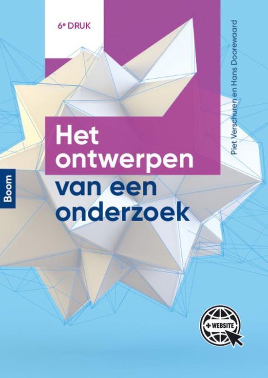 Boek cover Het ontwerpen van een onderzoek van Piet Verschuren (Paperback)