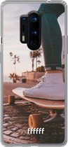 OnePlus 8 Pro Hoesje Transparant TPU Case - Skateboarding #ffffff