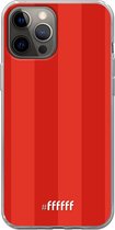 iPhone 12 Pro Max Hoesje Transparant TPU Case - FC Twente #ffffff