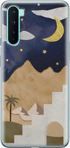 OnePlus Nord hoesje - Woestijn - Soft Case Telefoonhoesje - Natuur - Multi