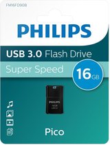 Philips FM16FD90B - USB 3.0 16GB - Pico - Zwart