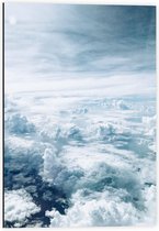 Dibond - Wolkenvelden - 40x60cm Foto op Aluminium (Met Ophangsysteem)