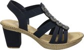 Rieker Dames Sandalen - Blauw - Maat 37