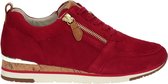 Gabor Vrouwen Leren Lage sneakers / Damesschoenen  63.431 sue - Rood - Maat 43