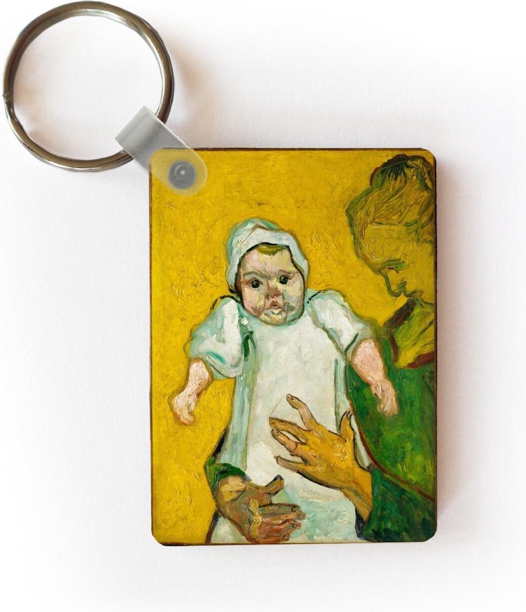 Sleutelhanger - Madame Roulin en haar baby - Vincent van Gogh - Uitdeelcadeautjes - Plastic