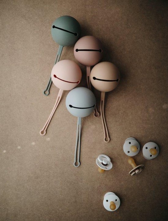 Mushie Speenhouder - Pacifier case - Siliconen speenhouder - Speendoosje - Dried Thyme - Groen van Mushie — afbeelding 3