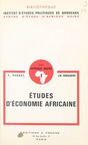 Études d'économie africaine