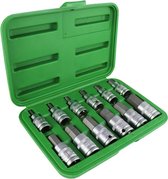 JBM Tools | SET VAN ZESKANTEN BITS MET EEN UITS-PARING 1/2", 12-DELIG